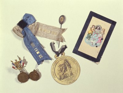 Commemorative Objects from the Funeral of Victor Hugo, 1885 by French School